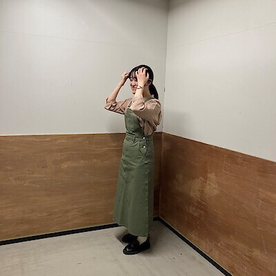 婦人 ストレッチチノサロペットスカート | 無印良品